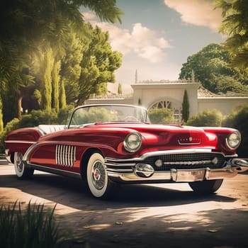 Indulge in the nostalgia and history of a bygone era with this captivating image of a vintage car. Exemplifying the essence of the past, this artwork beautifully captures the sentiment and legacy of a time long gone. With its striking art style and attention to detail, it transports you back to an era of classic automobiles and the stories they hold.