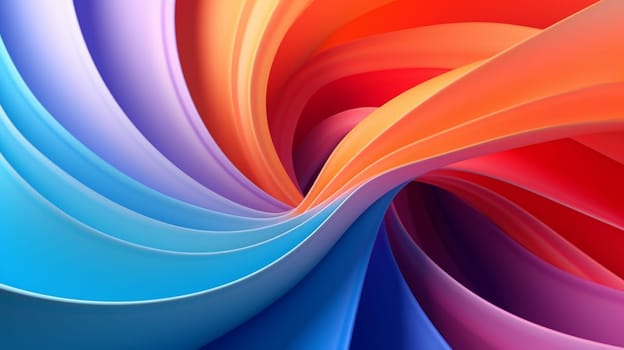 Abstract art swirl rainbow colorful background. High quality photo