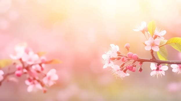 A captivating glimpse of spring the intricate details of a peach tree flower in full bloom, showcasing natures artistry and the essence of the season.