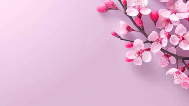 Peach blossoms in full splendor, delicate petals unfurling against a colorful backdrop. A mesmerizing celebration of nature's ephemeral beauty.