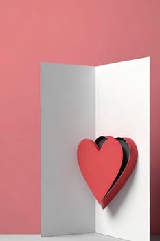 Valentine's Day abstract background. Celebration theme.Vector illustration.