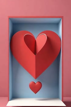 Valentine's Day abstract background. Celebration theme.Vector illustration.