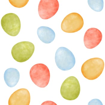 seamless pattern, Easter eggs in a watercolor style. for Easter-themed designs, textiles, wrapping paper, and digital backgrounds. for your creative projects, for events, stationery, or home decor.