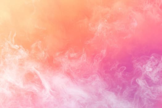 Abstract gradient background in pastel colors. Spring theme. Peaceful versatile backdrop for any creative project or design. Pink, peach, soft hues. Generative AI