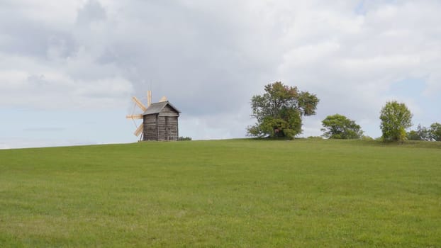 Wooden churches on island Kizhi on lake Onega, Russia