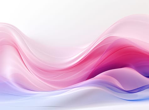 Cutting Edge Harmony 3D Lustrous Glass Ribbon on a Ivory Abstract Backdrop with Dynamic Holographic Waves, Unveiling an Enchanting Banner Background and Wallpaper. High quality photo