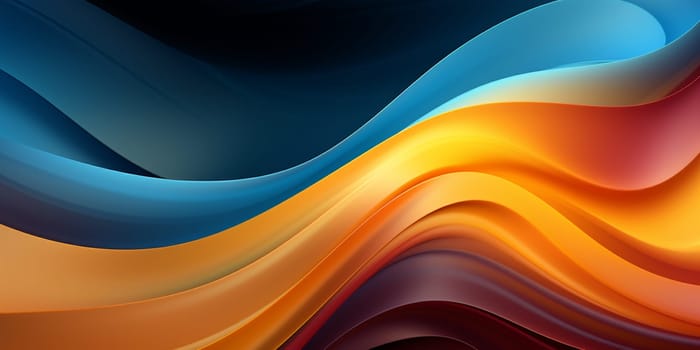 blue and orange abstract background. High quality photo