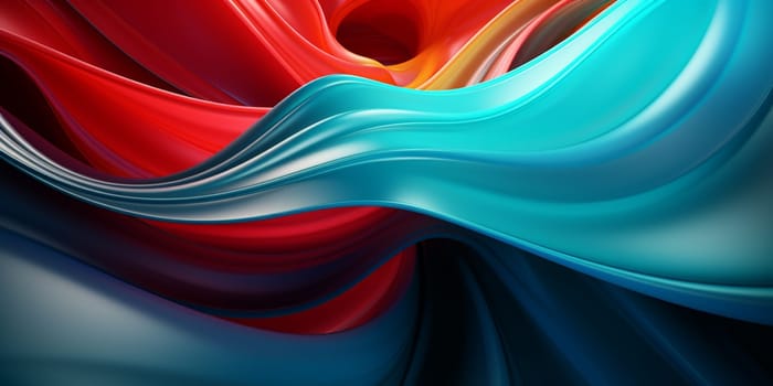 Bright color wave with blur and glowing effects. Abstract background. High quality photo