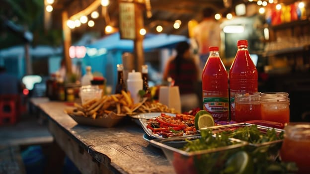 Authentic Thai street food delights with variety and unique taste