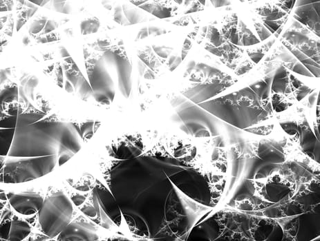 Imaginatory lush fractal texture image abstract background