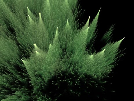 Imaginatory lush fractal texture image abstract background