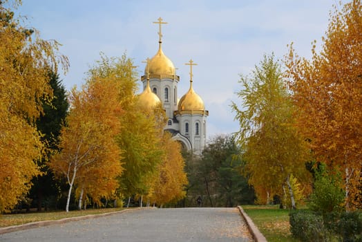 Volgograd, Russia - Church of All Saints on the Mamayev Kurgan