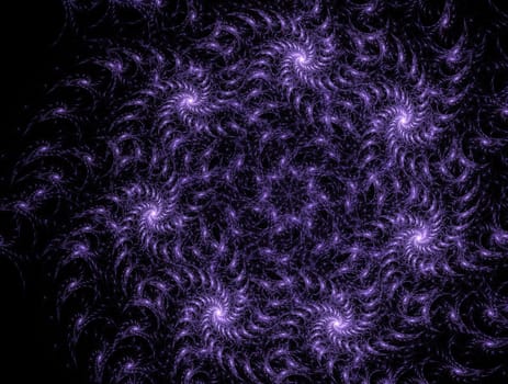 Imaginatory lush fractal texture image abstract background