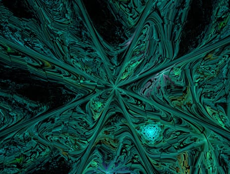 Imaginatory lush fractal texture image abstract background