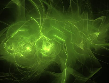 Imaginatory lush fractal texture image abstract background
