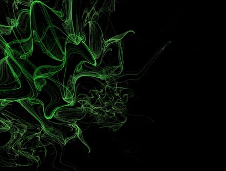 Imaginatory lush fractal texture image abstract background