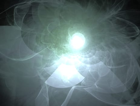 Imaginatory lush fractal texture image abstract background