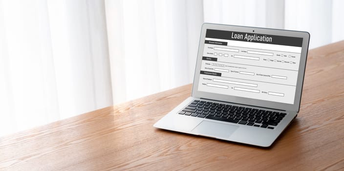 Online loan application form for modish digital information collection on the internet network