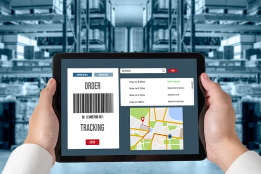 Delivery tracking system for e-commerce and modish online business to timely goods transportation and delivery