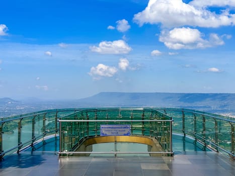 Skywalk Wat Pha Tak Suea in Nong Khai, Thailand, south east asia