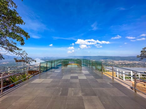 Skywalk Wat Pha Tak Suea in Nong Khai, Thailand, south east asia