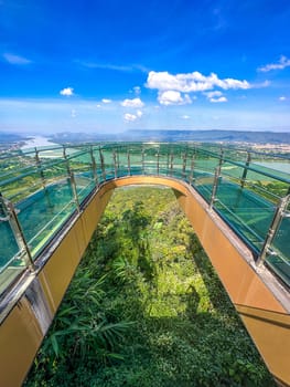 Skywalk Wat Pha Tak Suea in Nong Khai, Thailand, south east asia