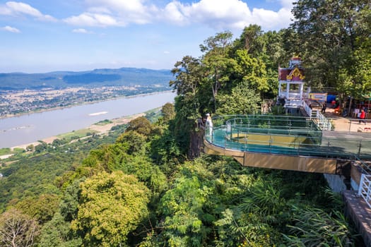 Skywalk Wat Pha Tak Suea in Nong Khai, Thailand, south east asia