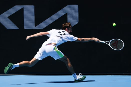 MELBOURNE, AUSTRALIA - JANUARY 12: Atmosphere ahead of the 2024 Australian Open at Melbourne Park on January 12, 2024 in Melbourne, Australia.