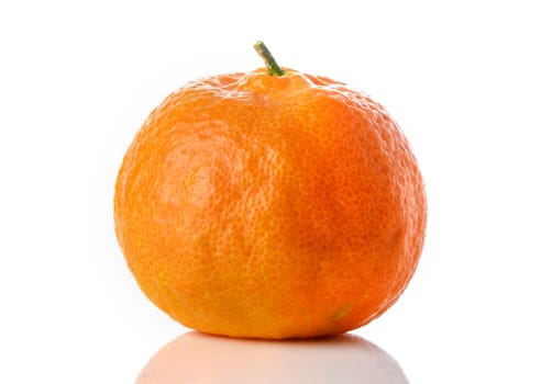 fresh tangerine on white background 5