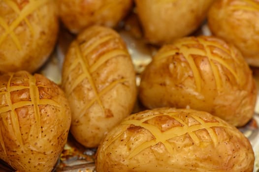 delicious baked potatoes in the kitchen 6