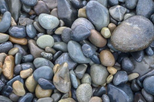 sea ​​stones on the beach of Cyprus in winter 3