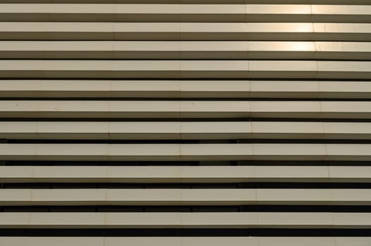 facade of a large store as a background, gray siding 4