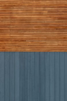 facade of a large store as a background, wood and gray siding 1