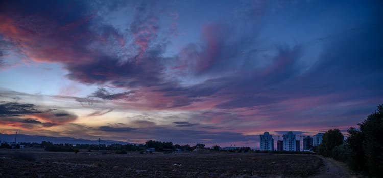 winter sky on the Mediterranean after sunset 8