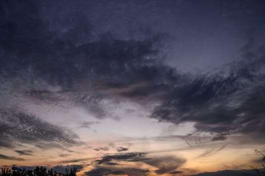 winter sky on the Mediterranean after sunset 5