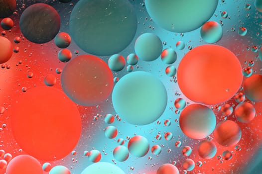 abstract background of multi-colored spots and circles microcosm universe galaxy 7