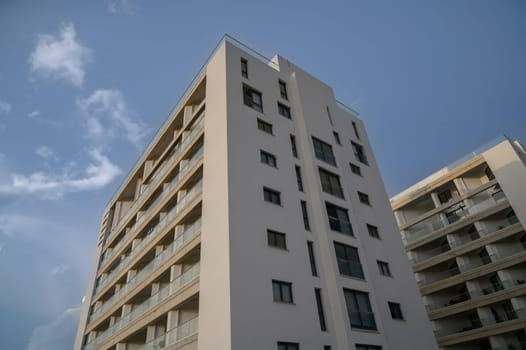 residential complex with white houses in winter in Northern Cyprus 2