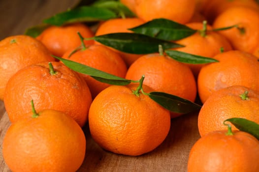 fresh juicy tangerines on the table 1