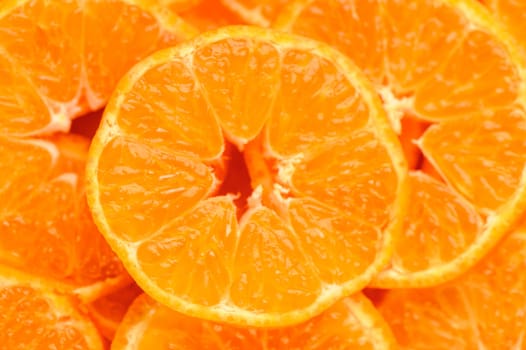 fresh juicy sliced ​​tangerines, background of sliced ​​tangerines 13