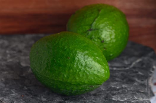 fresh avocado on a stone table 4