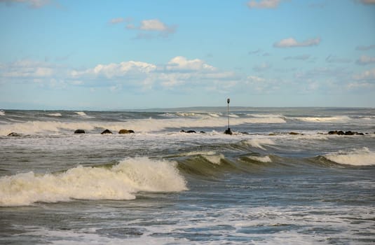 view of the Mediterranean Sea and the mountains of Cyprus during a storm 6