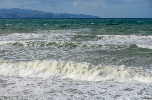 view of the Mediterranean Sea and the mountains of Cyprus during a storm 4