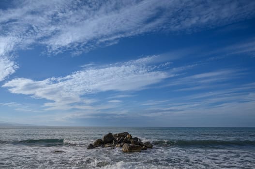 sunny day on the Mediterranean coast 1