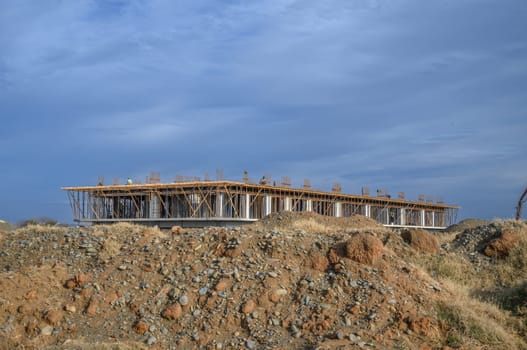 construction of a residential complex on the Mediterranean coast 3