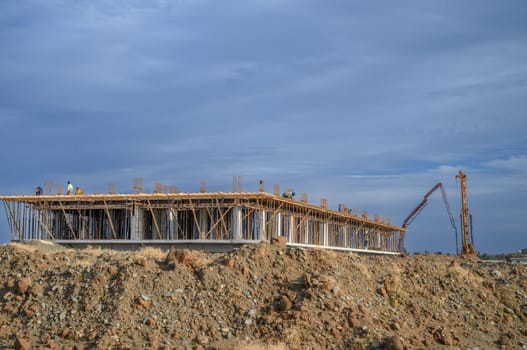 construction of a residential complex on the Mediterranean coast 4