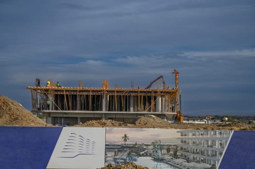 construction of a residential complex on the Mediterranean coast 6