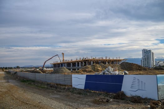 construction of a residential complex on the Mediterranean coast 11