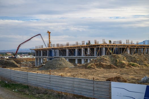 construction of a residential complex on the Mediterranean coast 13