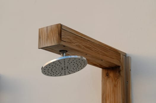 shower head near the pool on the street in a residential complex 2