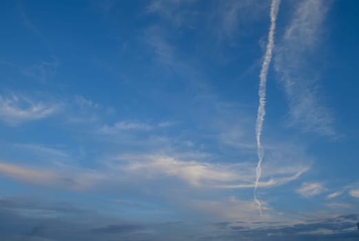 blue winter sky on the island of Cyprus 7